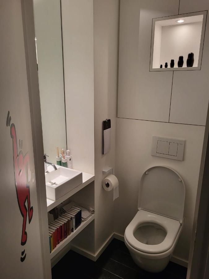 Gezellige Moderne Woning Met Zwemvijver Halle  Luaran gambar